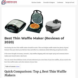 Square waffle maker