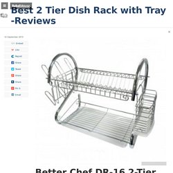 Best 2 Tier Dish Rack with Tray -Reviews