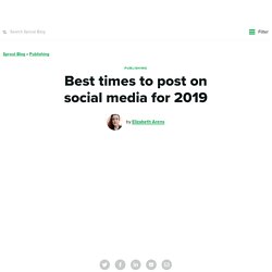Best Times to Post on Social Media for 2019