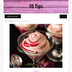 10 Best Tips for Making Mousse