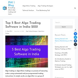 Best Algo Trading Software