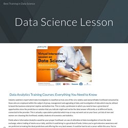 Best Training in Data Science