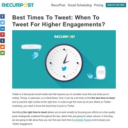 Best Time To Tweet: When To Tweet For Higher Engagements?
