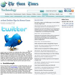 10 best Twitter Tips for Power Users