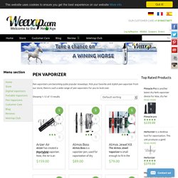 Buy Best Vape Pen Vaporizers for Dry Herb & Eliquid Pen - WeeVap