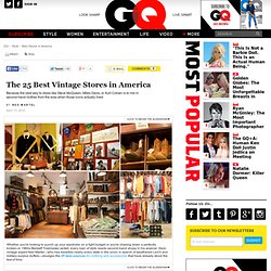 Best Vintage Stores in America: Best Stores in America