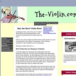 Best Violin Bow
