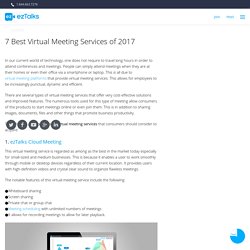 7 Best Virtual Meeting Services of 2017
