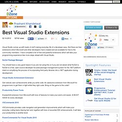 Best Visual Studio Extensions