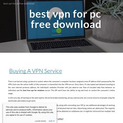 best vpn for pc free download