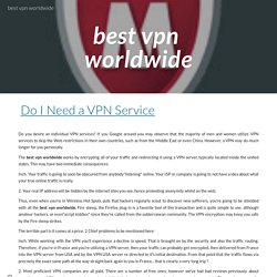 best vpn worldwide