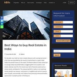 Best Ways to buy Real Estate in India