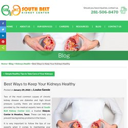 Best Ways to Keep Your Kidneys Healthy