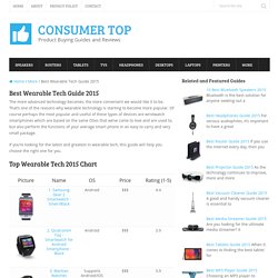 Best Wearable Tech Guide 2015