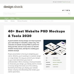 40+ Best Website PSD Mockups & Tools 2020