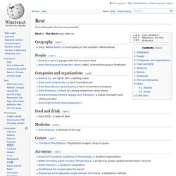 Best - Wikipedia