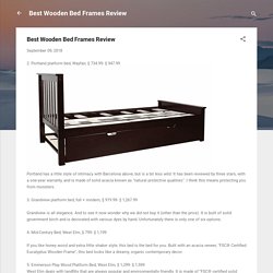 Best Wooden Bed Frames Review
