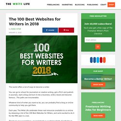 100 Best Writing Websites: 2018 Edition