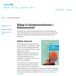 Beställ skolmaterial - UNICEF Sverige