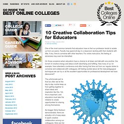 10 Creative Collaboration Tips for Educators