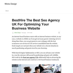 BestHire The Best Seo Agency UK For Optimizing Your Business Website