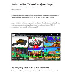 Best of the Best™ - Solo los mejores juegos – Telegraph