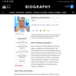 Bethany Hamilton - Life, Age & Family