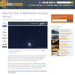 Was the Star of Bethlehem Actually Venus?