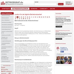 Betriebsstörende Arbeitnehmer - betriebsrat.de - Aurora