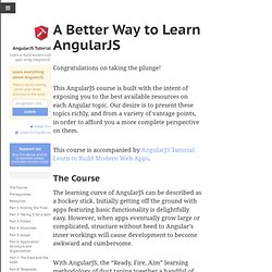 A Better Way to Learn AngularJS