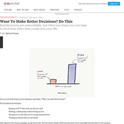 Want To Make Better Decisions? Do This - Darius Foroux - Pocket