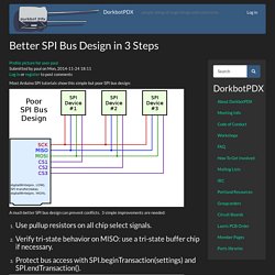 Better SPI Bus Design in 3 Steps