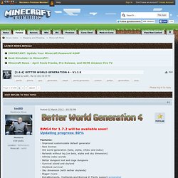 3.1] Better World Generation 3 [SSP/SMP/FORGE]