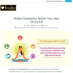 Better Immunity Better You: Buy Divya Kit – Divya Kit All Products