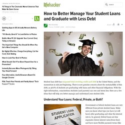 How to Better Manage Your Student Loans and Graduate with Less Debt