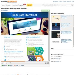 Redi-Data. Inc. - Better Data, Better Outcomes