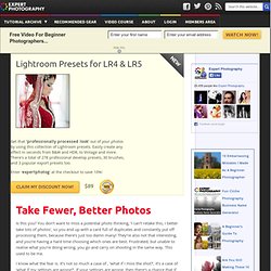 » Take Fewer, Better Photos