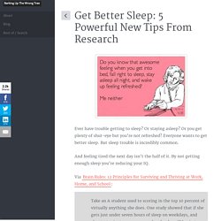 Get Better Sleep: 5 Powerful New Tips From Research