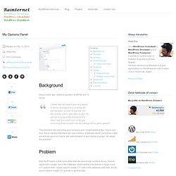 Better WordPress Option panel - Bainternet