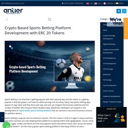 Crypto Based Sports Betting Software Development
