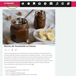 Beurre de Cacahuète au Cacao
