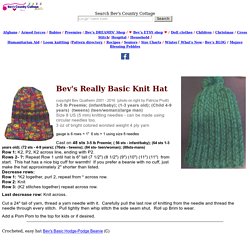 Bev's Basic Hat