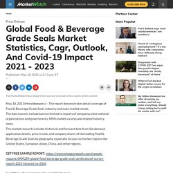 May 2021 Report on Global Food & Beverage Grade Seals Market Overview, Size, Share and Trends 2021-2026