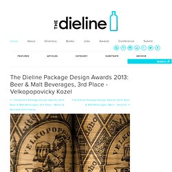 The Dieline Package Design Awards 2013: Beer & Malt Beverages, 3rd Place - Velkopopovicky Kozel