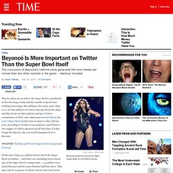 Tweets About Beyoncé's Halftime Show Top Ravens' Super Bowl Victory, Blackout