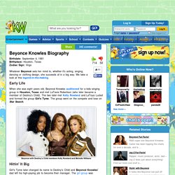 Beyonce Knowles Biography