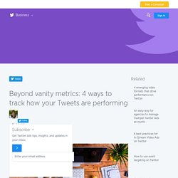 Beyond vanity metrics: 4 ways to track how your Tweets are performing