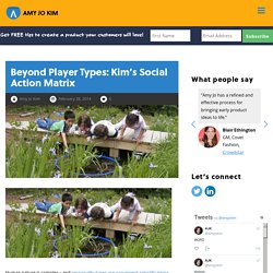 Beyond Player Types: Kim's Social Action Matrix - Amy Jo Kim