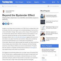 Beyond the Bystander Effect