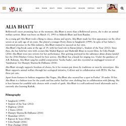 Alia Bhatt - News, Videos & Alia Bhatt Photos - Vogue India